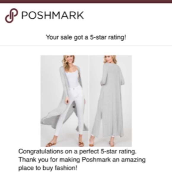 LAST 1! Long Body Duster Cardigan featuring - Picture 4 of 6